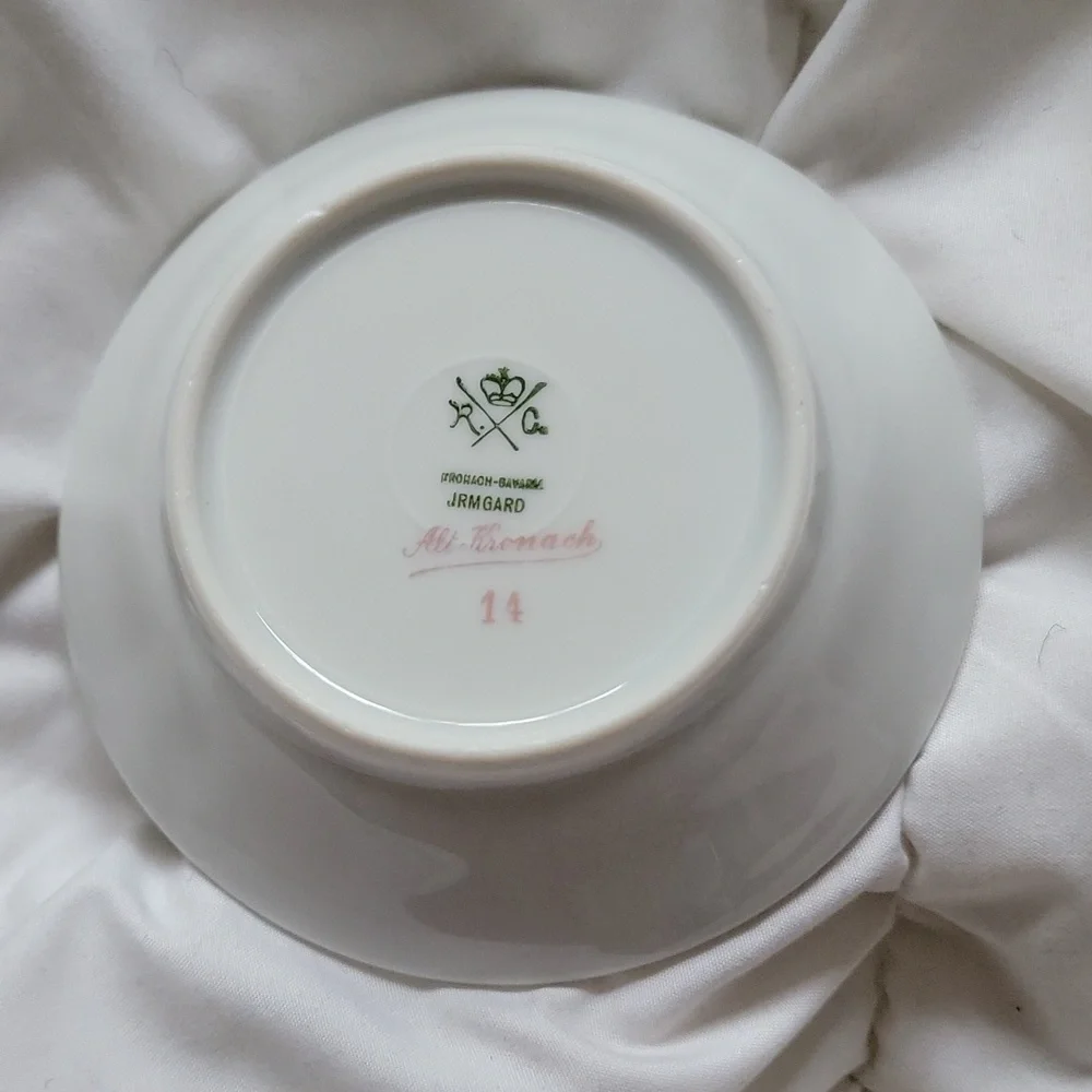 Vintage Kronach Bavaria Porcelain Trinket Dish